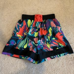 colorful boxing shorts! never worn without tags